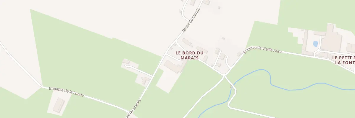 Plan du 7 Rte du Marais à Canchy