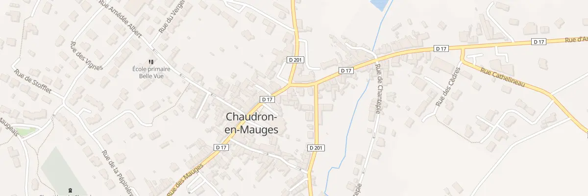 Plan du 14 Rue d’Anjou (Chaudron) à Montrevault-sur-Èvre