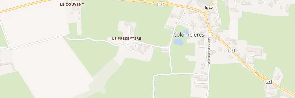 Plan du 5010 Le Bourg à Colombières