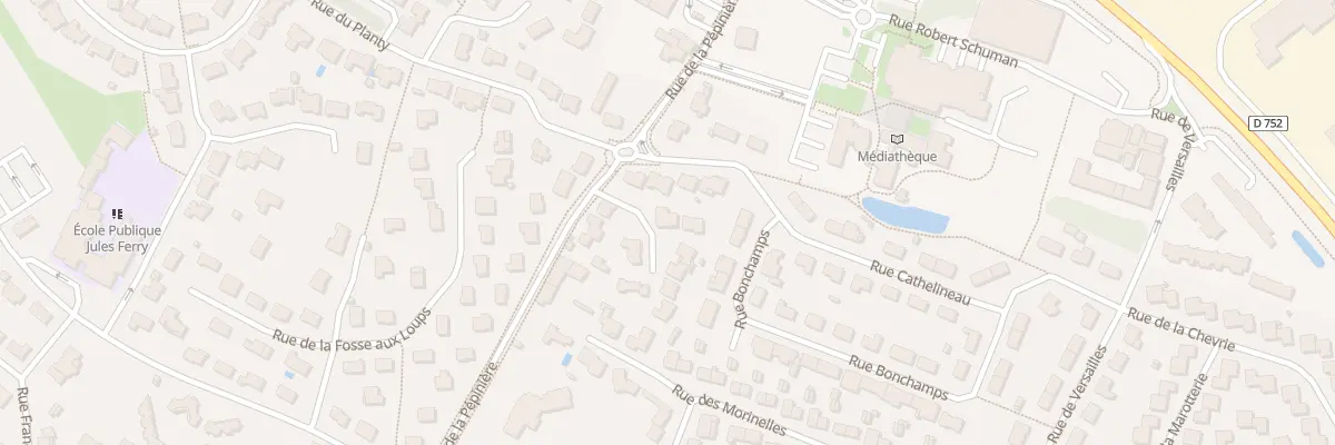 Plan du 1 Rue des Amandiers à Beaupréau-en-Mauges