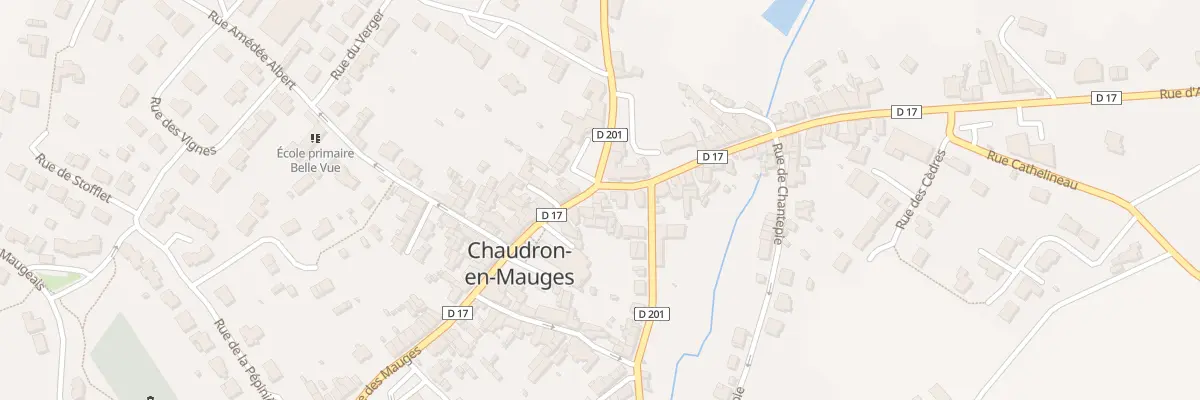 Plan du 16 Rue d’Anjou ( Chaudron ) à Montrevault-sur-Èvre