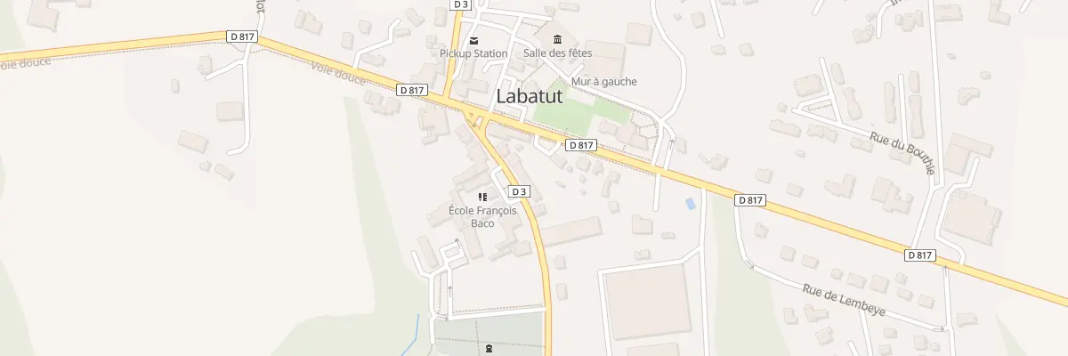 Plan du 55 Rte de l’Eglise à Labatut