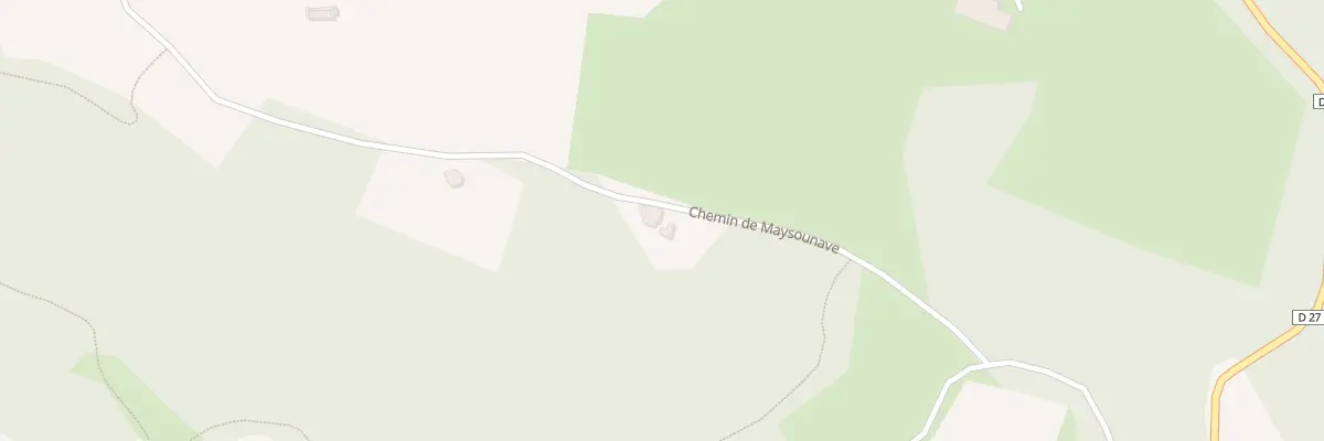 Plan du 291 Che de Maysounave à Castagnède