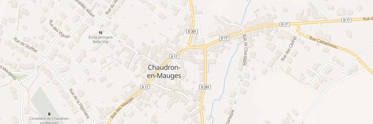 Plan du 8 Rue d’Anjou ( Chaudron ) à Montrevault-sur-Èvre