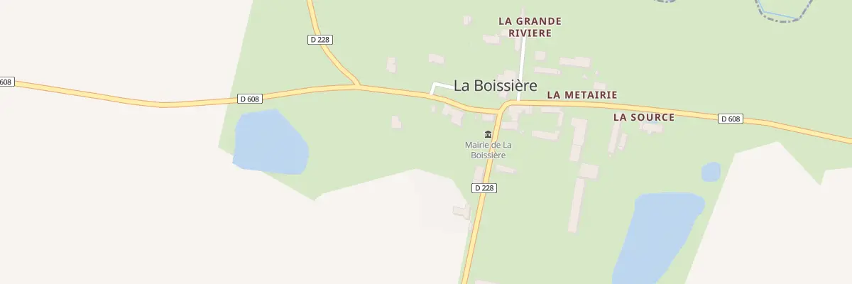 Plan du 5003 Le Bourg à La Boissière