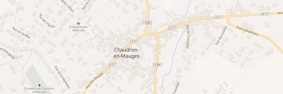 Plan du 12 Rue d’Anjou ( Chaudron ) à Montrevault-sur-Èvre