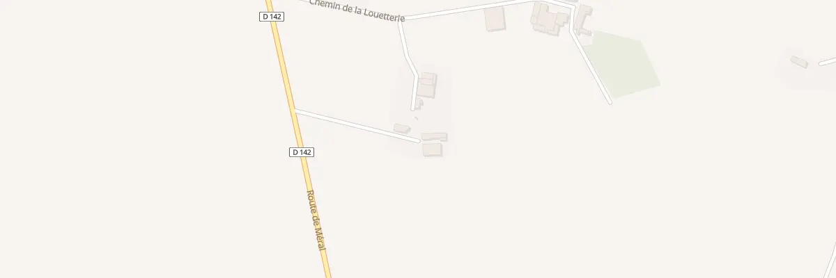 Plan du 3880 Rte de Méral à Livré-la-Touche