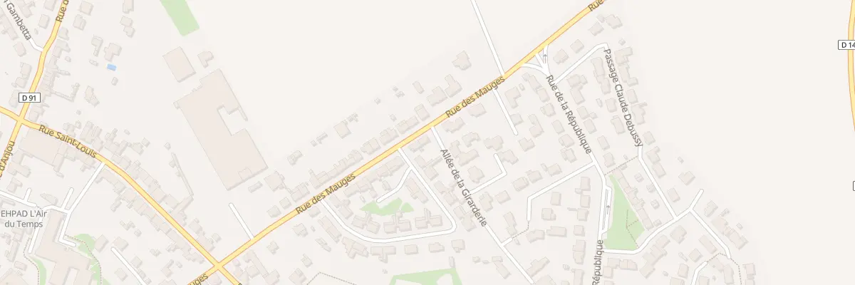 Plan du 94 Rue des Mauges (St Macaire à Sèvremoine