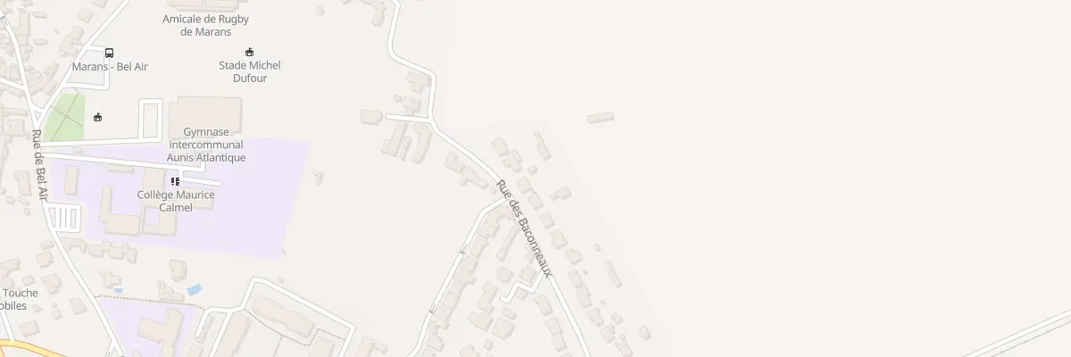 Plan du 25 Rue des Baconneaux à Marans