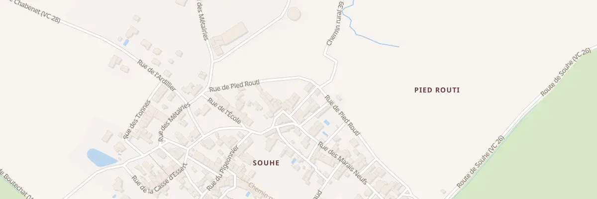 Plan du 3 Rue des Herons A Souhe au Gua