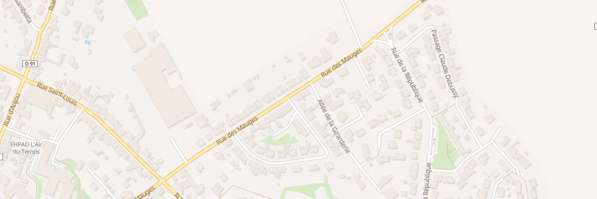 Plan du 92 Rue des Mauges (St Macaire à Sèvremoine