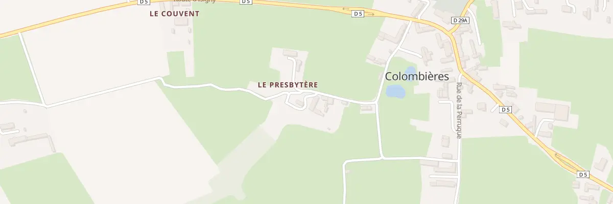 Plan du 5009 Le Bourg à Colombières