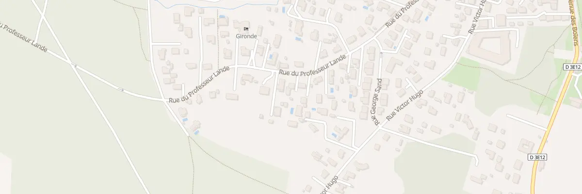 Plan du 29 Rue du Prof Lande à Biganos