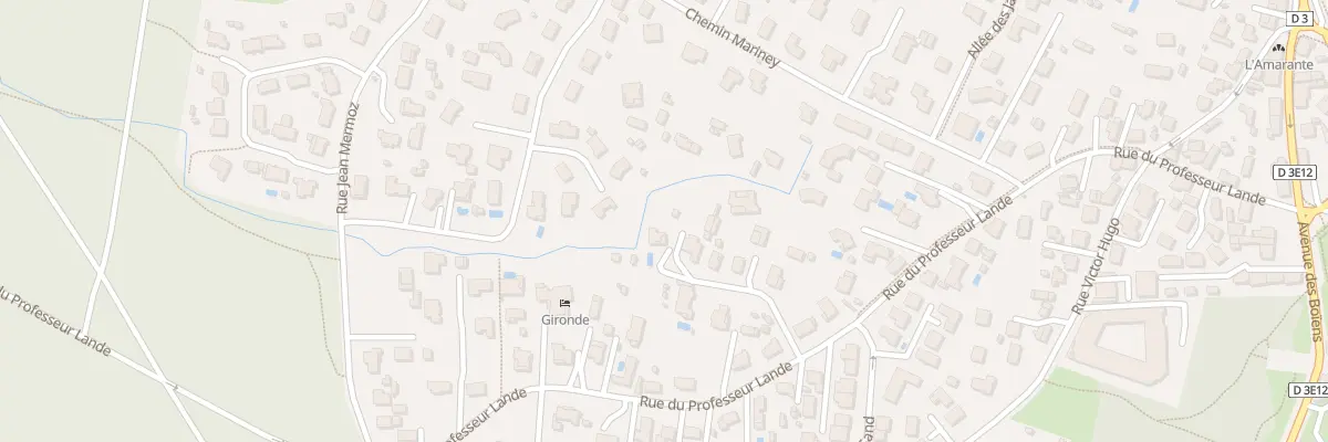 Plan du 26D Rue du Prof Lande à Biganos