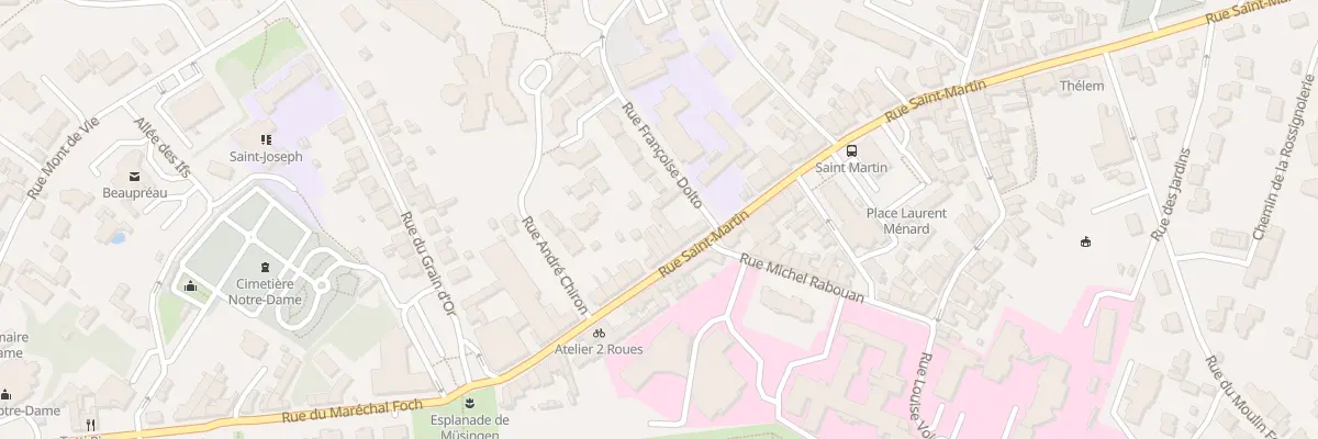 Plan du 3 Rue Françoise Dolto à Beaupréau-en-Mauges