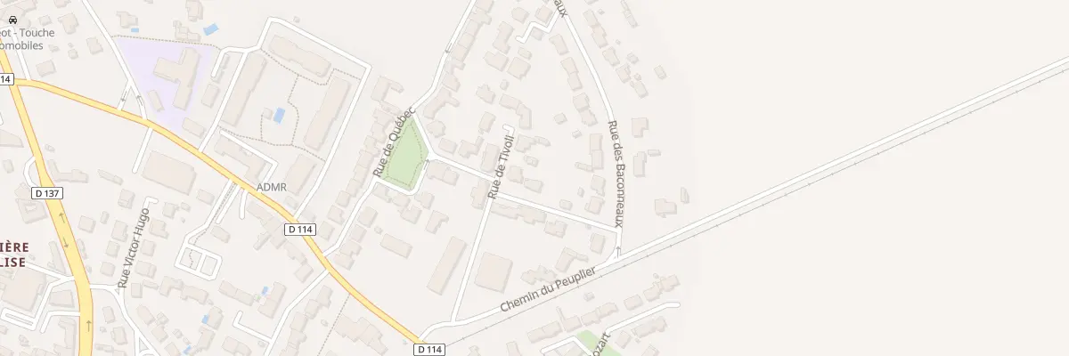 Plan du 7 Rue de Tivoli à Marans