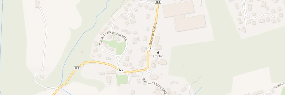 Plan du 680 Rte de l’Eglise à Labatut