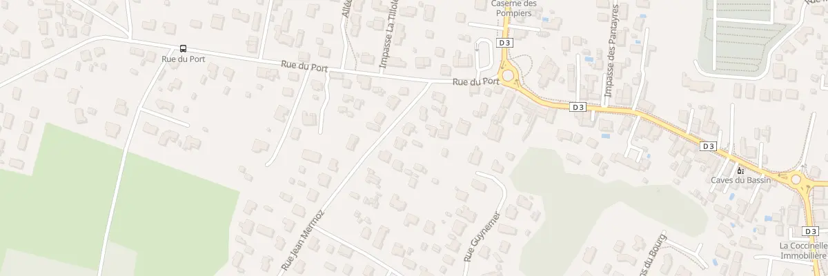 Plan du 5 Rue Jean Mermoz à Biganos