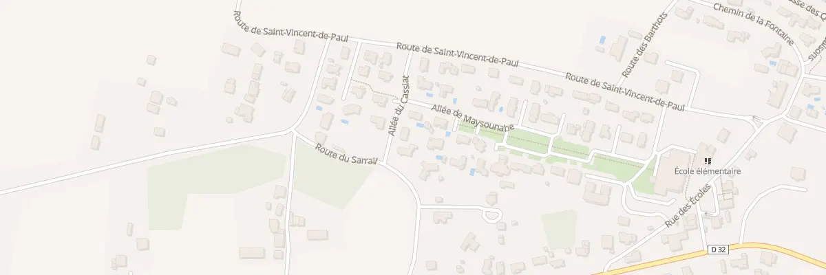 Plan du 113 All du Cassiat à Candresse