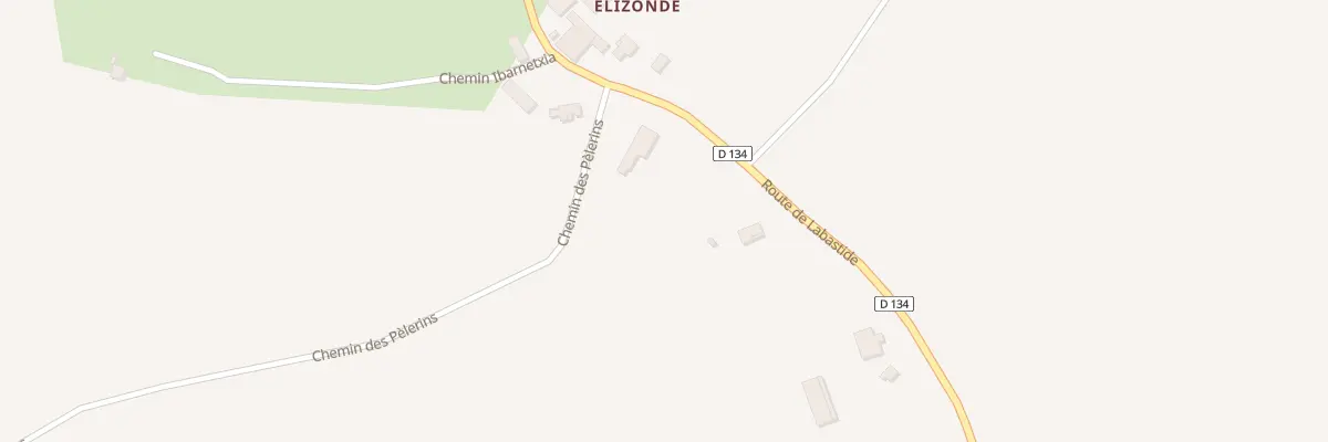 Plan du 1141 Rte de Labastide à Arbouet-Sussaute