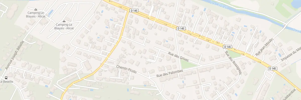 Plan du 17 Rue des Grives à Saint-Georges-de-Didonne