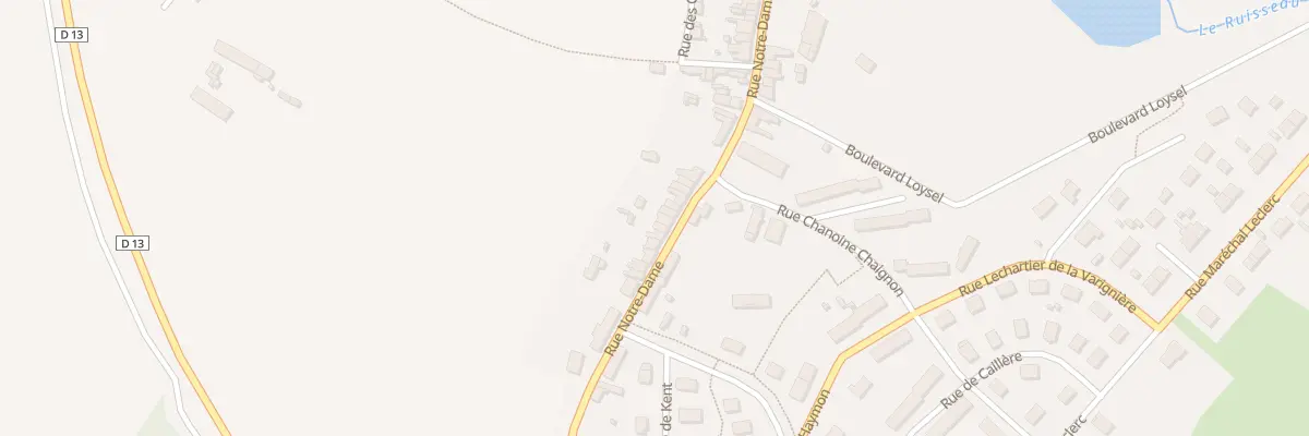 Plan du 96 Rue Notre Dame Torigny à Torigny-les-Villes