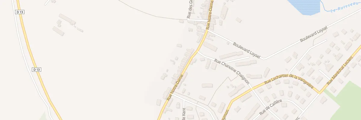 Plan du 94 Rue Notre Dame Torigny à Torigny-les-Villes