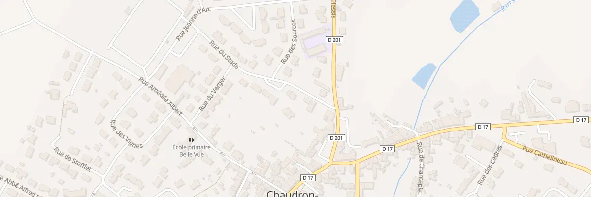Plan du 3 Rue du Stade (Chaudron Mauges) à Montrevault-sur-Èvre