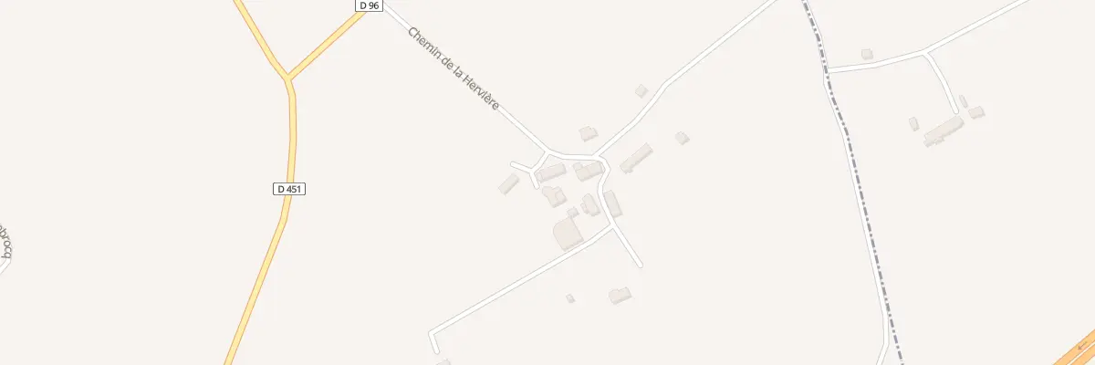 Plan du 5053A La Herviere à Beuvrigny