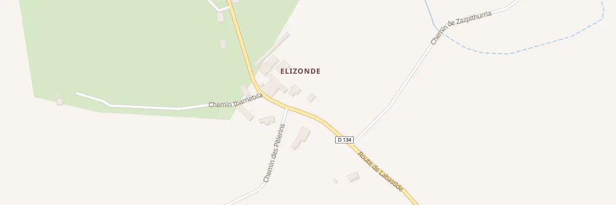 Plan du 1202 Rte de Labastide à Arbouet-Sussaute