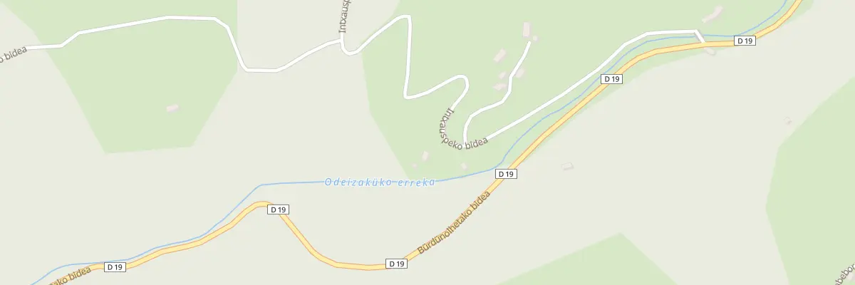 Plan du 365 Intxauspeko bidea à Larrau