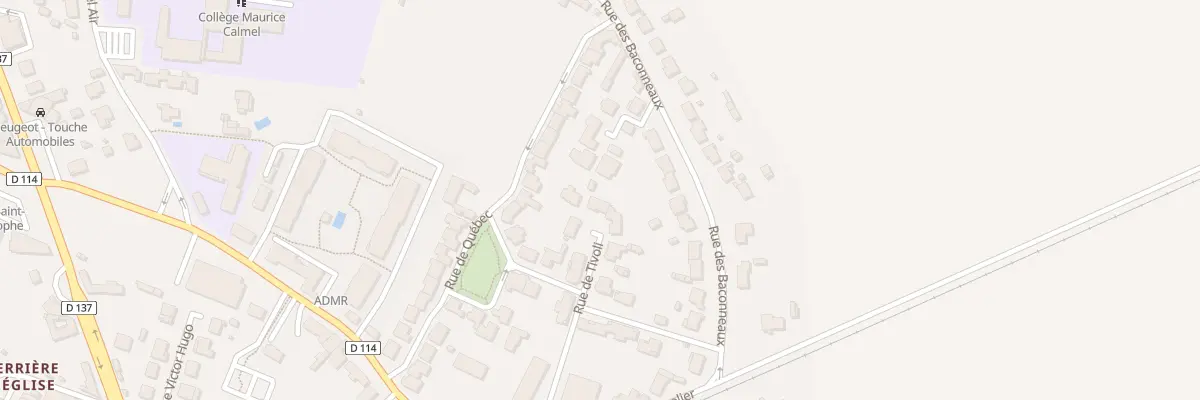 Plan du 18 Rue de Tivoli à Marans