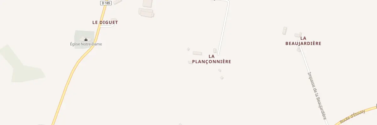 Plan du 2 Imp de la Plansonniere - Msl B à Noues de Sienne