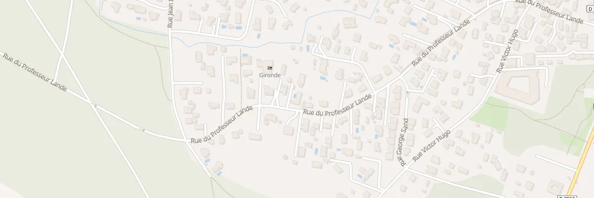Plan du 34 Rue du Prof Lande à Biganos