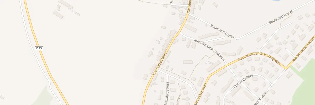 Plan du 106 Rue Notre Dame Torigny à Torigny-les-Villes