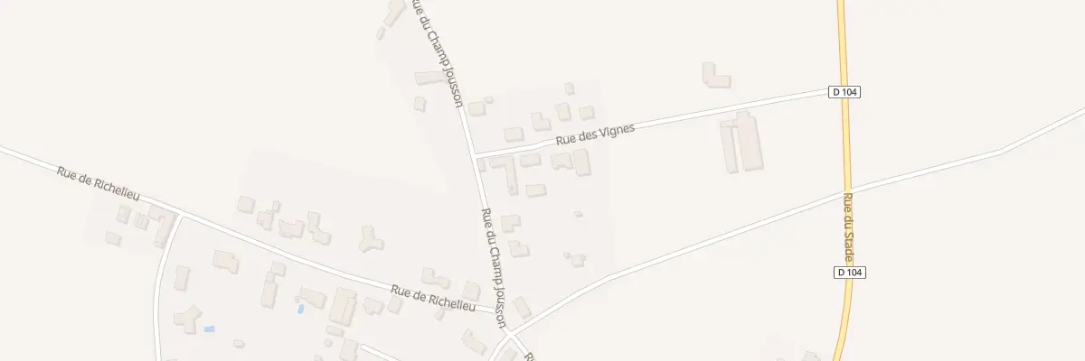 Plan du 6 Rue des vignes à Mouzeuil-Saint-Martin