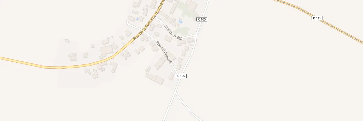 Plan du 7 Che de Chaumont à Thairé