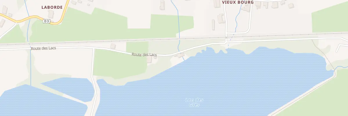 Plan du 375 Rte des Lacs à Labatut