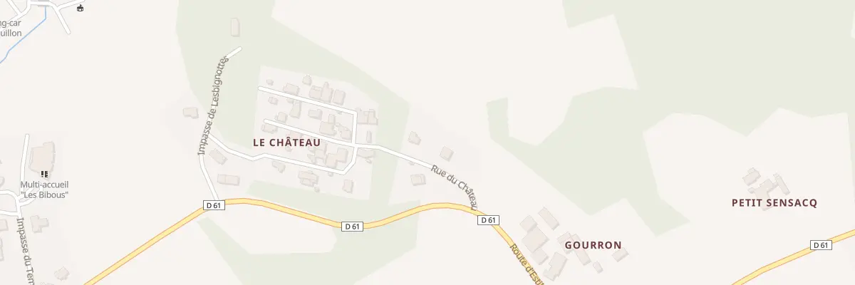 Plan du 114 Rue du Château à Pouillon
