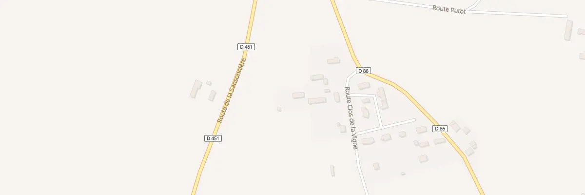 Plan du 9 Rte Clos de la Vigne -Gieville à Torigny-les-Villes
