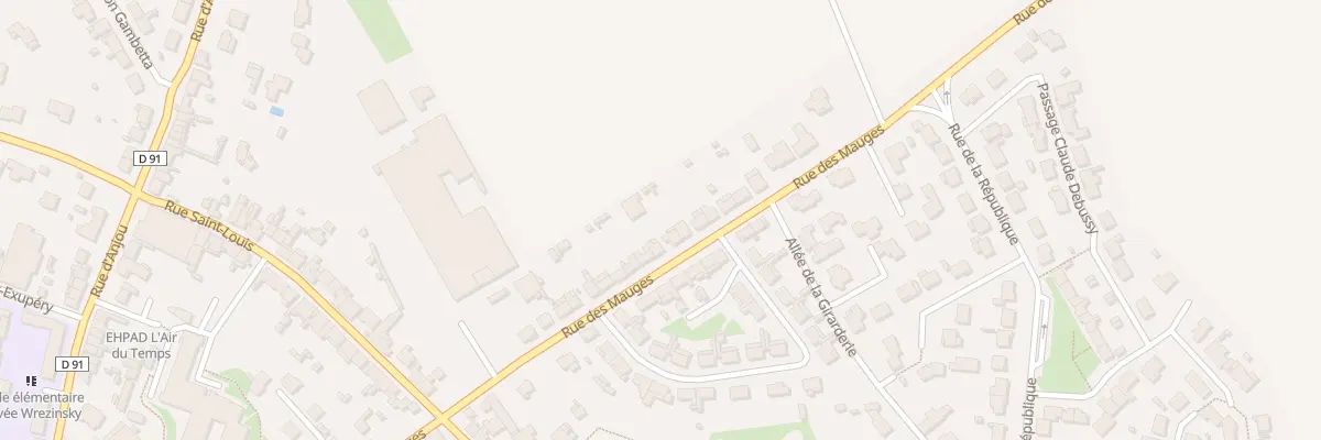 Plan du 95 Rue des Mauges (St Macaire à Sèvremoine