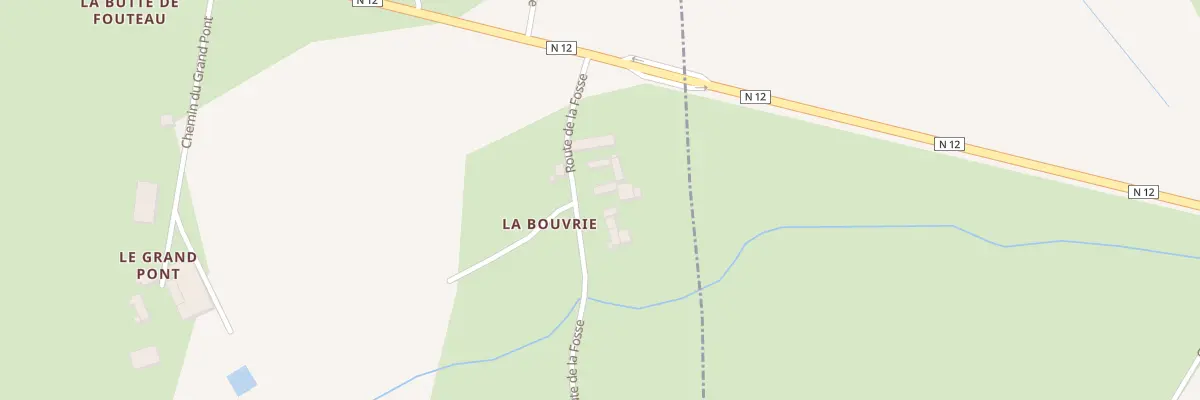 Plan du 1080 Rte de la Fosse à Saint-Pierre-des-Landes