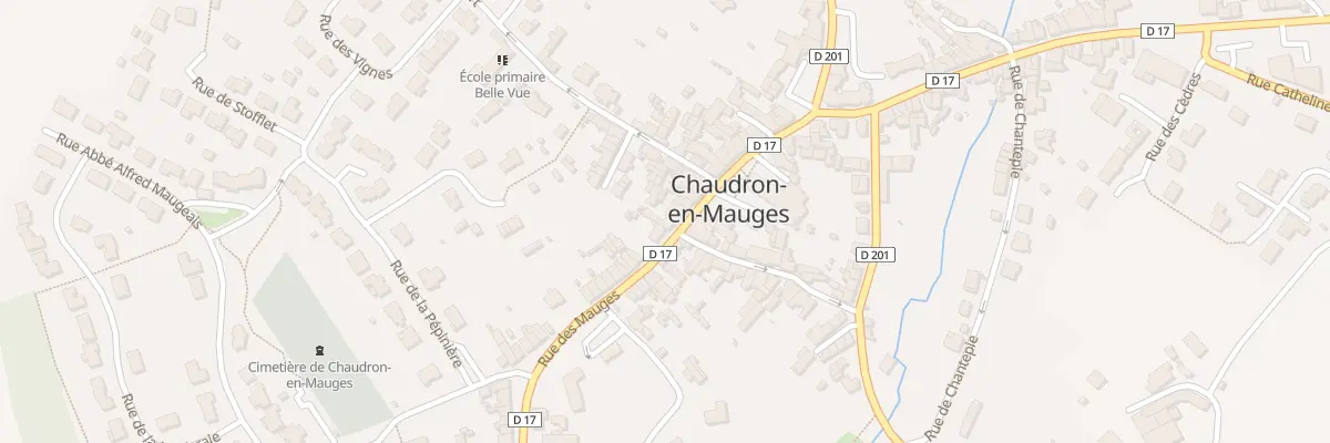 Plan du 13 Rue des Mauges (Chaudron Mauge à Montrevault-sur-Èvre