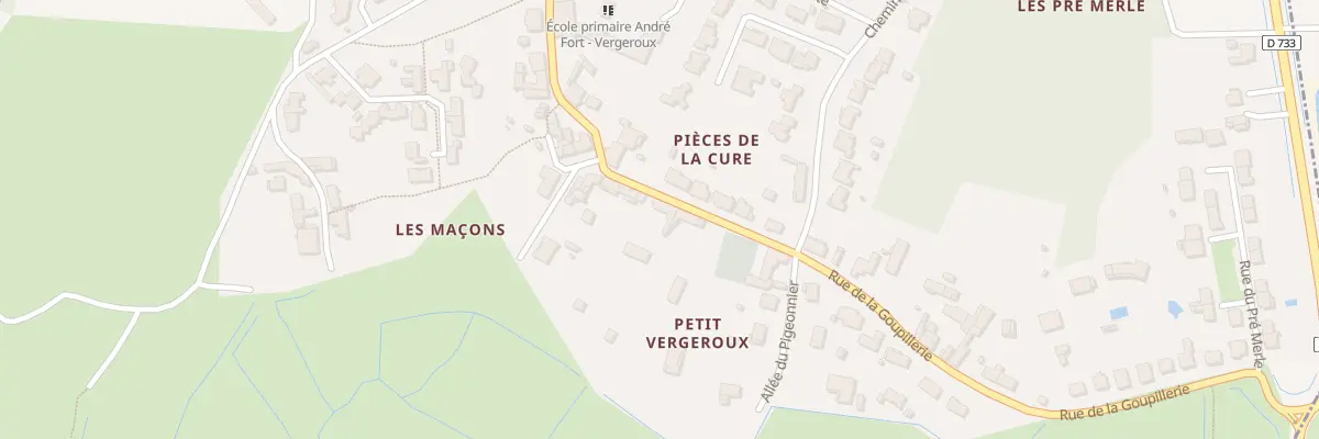 Plan du 8 Rue Amiral Rigault de Genouill à Vergeroux