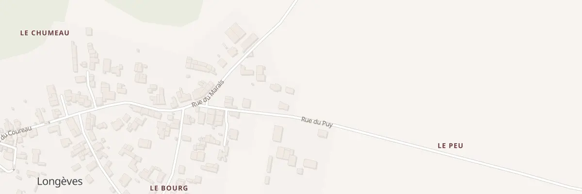 Plan du 15 Rue du Puy à Longèves