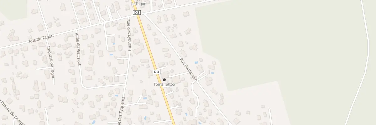 Plan du 3 Rue de Fontanelle à Biganos