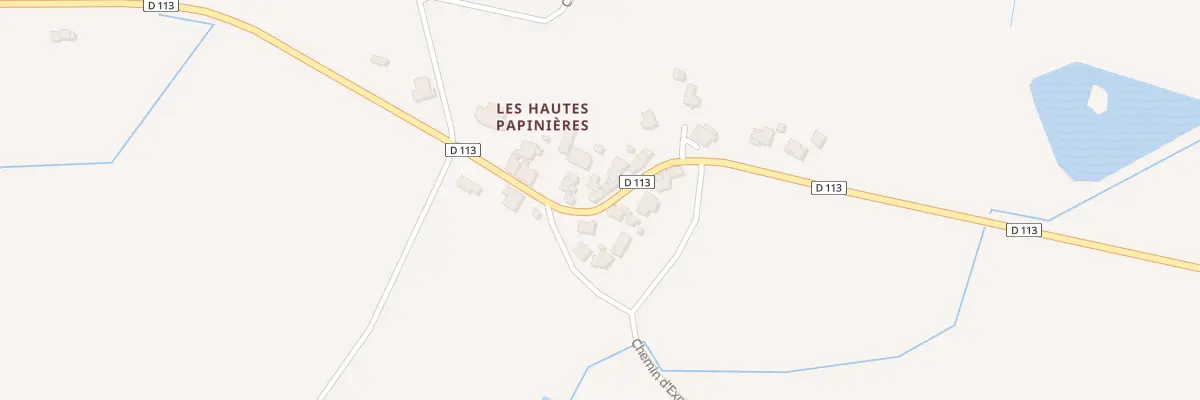 Plan du 16 Les Hautes Papinières à Saint-Prouant