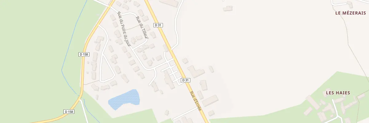 Plan du 13 Rue d’Ernée à Montaudin