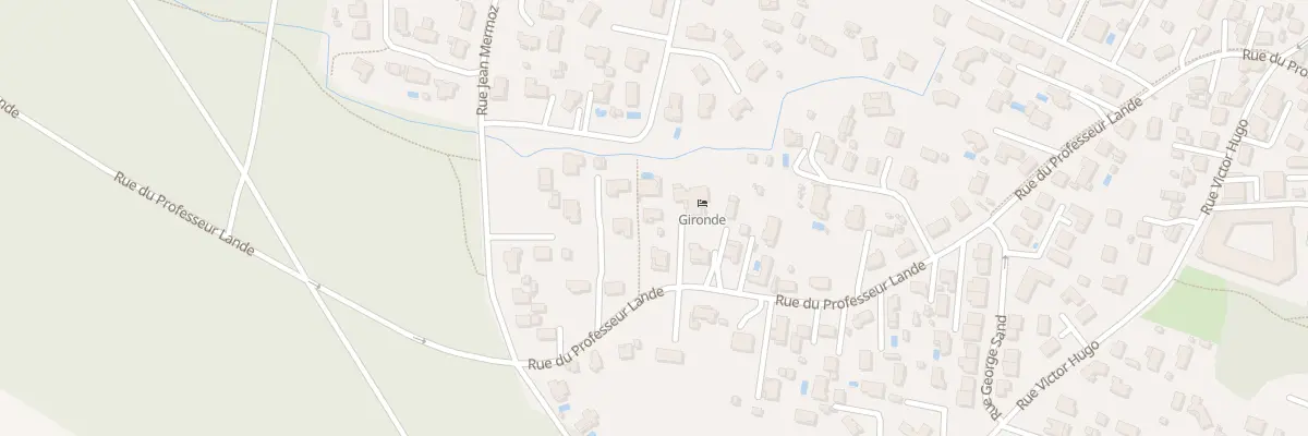 Plan du 40B Rue du Prof Lande à Biganos