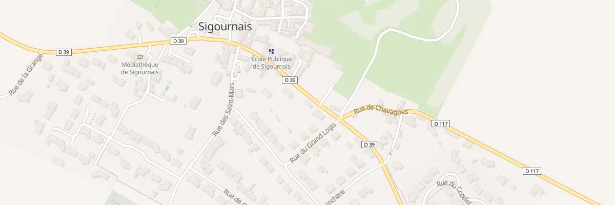 Plan du 10 Rue de la gare à Sigournais